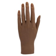 Ruka na precvičovanie nechtov na akrylové nechty Flexibilná a nastaviteľná ruka E ľavá