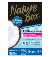 Nature Box, 2in1, Żel pod prysznic + peeling, kokos, 90g