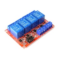 Relé Elektroweb 4 csatornás relé 5V 10A HL/LL 4CH