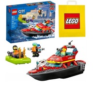 LEGO City Łódź strażacka (60373) + Torba Lego + Katalog PDF