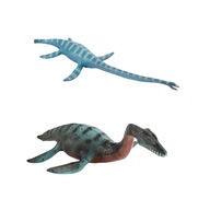2x realistyczna figura dinozaura morskiego Dino potwór dla dzieci zabawki dla malucha Home Decor