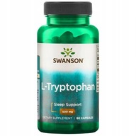Swanson L-Tryptophan 500mg 60kaps Zdravý spánok