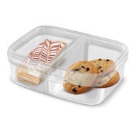 Pojemnik pudełko na jedzenie dwukomorowy lunchbox 1,8 przezroczysty CURVER