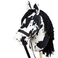 Koń na kiju Hobby Horse Skippi A3 - Karo Srokaty - z kantarem i wodzami