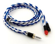 Ručne vyrobený vyvážený kábel pre SENNHEISER HD600 varianty 4,4mm