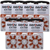 RAYOVAC EXTRA Baterie Słuchowe 312 MF PR41 ZincAir 56szt