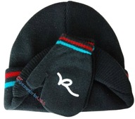Zestaw zimowy dziecięcy rękawiczki i czapka z daszkiem 48-50cm ROCAWEAR