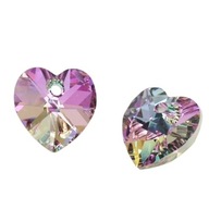 Swarovski 6228 Srdce Heart 10mm Vitrail Light