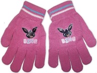Dievčenské pletené prstové rukavice Zajačik Bing