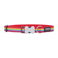 Obojok pre psa Red Dingo Rainbow 20-32 cm Viacfarebný