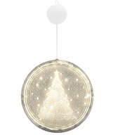 Vianočná akrylová LED lampa Priehľadné vzory