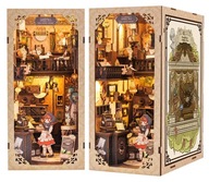 Miniatúrny domček Book Nook Obchod so starožitnosťami CuteBee Model Stojan Nábytok