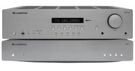 Zosilňovač Cambridge Audio AXR100 + Sieťový prehrávač Cambridge Audio AXN10 strieborný