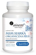 MSM Organická síra DMSO2 s Vit. C 180 ks Alin