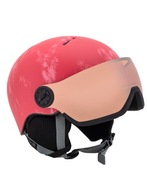 Kask narciarski dziecięcy SALOMON GROM VISOR pink z WBUDOWANA SZYBĄ S