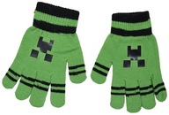 Rękawiczki dziecięce Minecraft Zielone