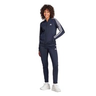 Dámska tepláková súprava na fitness tréning rozopínateľná sada adidas 3-Stripes IJ8782 XS