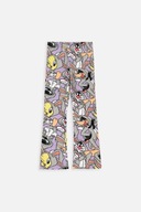 Dziewczęce Legginsy Looney Tunes z Szeroką Nogawką 122 Coccodrillo WC4