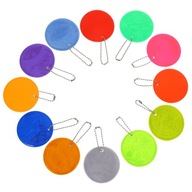 ODBLASKOWA ZAWIESZKA DO PLECAKA DO JAZDY NA ROWERZE CHODZENIE DWUSTRONNE BEZPIECZEŃSTWO