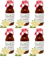 6x 250ml SYROP Z KWIATÓW CZARNEGO BZU Naturalny Zdrowy Zawiera Witaminy