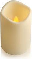 Sviečky bezplameňové LED Eleoption na batérie biele 1 ks