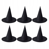 6 ks klobúk čarodejnice kostýmové doplnky