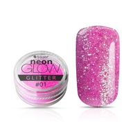 Silcare Glitter na nechty Peľ na nechty Neon Glow 01 3 g