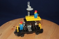 Lego Train 7821 Overhead Gantry and Lighting Maintenance Wagon