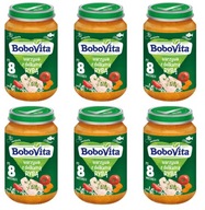 BoboVita Obiadek Warzywa z delikatną rybą od 8 miesiąca 6x190g