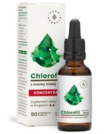 AURA HERBALS Chlorofil z morwy KONCENTRAT krople