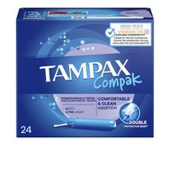 Tampony z aplikatorem TAMPAX Compak 24 szt. LITES