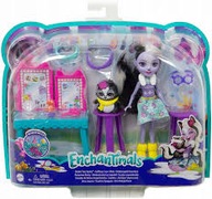 ENCHANTIMALS BÁBIKA SAGE TOALETNÝ STOLÍK SKUNK STYLINGOVÝ SET MATTEL