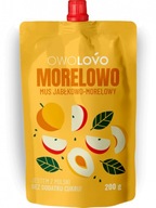 OWOLOVO MORELOWO MUS JABŁKOWO - MORELOWY 200g