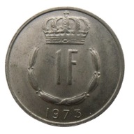 LUXEMBURG 1 FRANC 1973 JEAN GRAND DUC