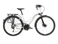 Trekingový bicykel Kross Trans 5.0 2024 rám DL 19 palcov Perlový W-wa Veselý