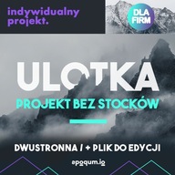 Unikalny Projekt graficzny Ulotki DL A7 A6 A5 A4