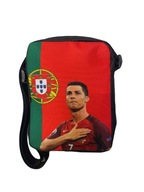 Ronaldo Portugalsko ČERVENÁ taška kabelka poštárka s nastaviteľným popruhom