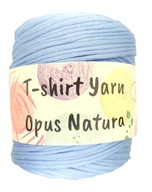T-SHIRT Yarn Opus Natura przędza 100% z recyklingu, błękitny, 95% bawełna