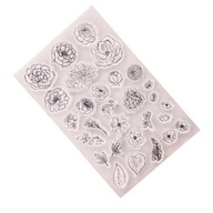 Scrapbooking Stamps Craft Photopolymer Flower for