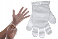 Fóliové rukavice jednorazové 100 ks