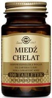 SOLGAR MIEDŹ CHELAT 2,5 MG 100t AMINOKWASY