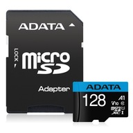 ADATA 128 GB micro SD HC Premiere C10 UHS-I 100MBs