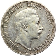 5 MAREK KAISERREICH PRUSY 1899 WILHELM II Nr.2