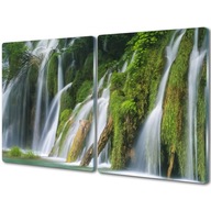 Szklana deska kuchenna Wodospady Chorwacja 2x40x52