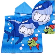 Ręcznik Kąpielowy Dziecięcy Plażowy 60x120 Kapturek Ponczo