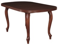 Stôl rozkladací 80x140/180 cm Viktória 1 dub- prírodná drevo doska 5cm