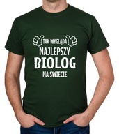 koszulka NAJLEPSZY BIOLOG prezent