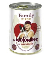 FamilyFirst Karma dla Psa Wołowina marchewka 400 g