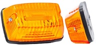 Obrysówka pomarańczowa żółta boczna przyczepki na żarówkę 12V 24V 006