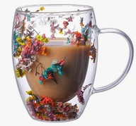Termo pohár so sušenými kvetmi Darček pre učiteľa 320ml